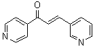 structure of CAS# 13309-08-5, 3-(3-吡啶基)-1-(4-吡啶基)-2-丙烯-1-酮