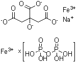 CAS # 1332-96-3, Triferic, Ferric pyrophosphate soluble, H 61, H 61 (soluble ferric pyrophosphate), SFP, SFP (soluble ferric pyrophosphate), Triferic