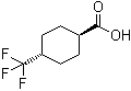 structure of CAS# 133261-33-3, trans-4-(Trifluoromethyl)cyclohexanecarboxylic acid