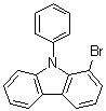 structure of CAS# 1333002-37-1, 1-溴-9-苯基-9H-咔唑