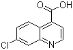 structure of CAS# 13337-66-1, 7-氯喹啉-4-甲酸