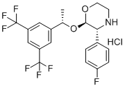 structure of CAS# 1333998-21-2, Des-1,2,4-triazol-3-one-5-methyl (2R,3R,2-(S))-Aprepitant Hydrochloride