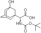 (alphaR)-alpha-[[(1,1-Dimethylethoxy)carbonyl]amino]-3-hydroxytricyclo[3.3.1.1(3,7)]decane-1-acetic acid molecular structure (CAS 1334321-39-9)