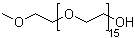 structure of CAS# 133604-58-7, 2,5,8,11,14,17,20,23,26,29,32,35,38,41,44,47-十六氧杂四十九烷-49-醇