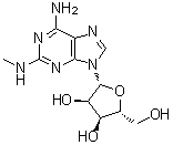 CAS 登录号：13364-95-9, 2-(甲基氨基)腺苷