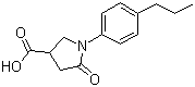 CAS # 133747-74-7, 1-(4-Propylphenyl)-5-oxopyrrolidine-3-carboxylic acid