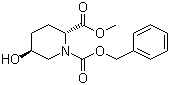 CAS 登录号：133808-76-1, (2R-反式)-5-羟基-1,2-哌啶二甲酸 2-甲酯 1-苄酯