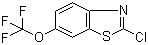 structure of CAS# 133840-96-7, 2-氯-6-三氟甲氧基苯并噻唑