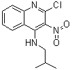 CAS 登录号：133860-75-0, 2-氯-N-(2-甲基丙基)-3-硝基-4-喹啉胺