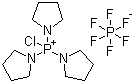 structure of CAS# 133894-48-1, Chlorotripyrrolidinophosphonium hexafluorophosphate