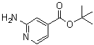 structure of CAS# 1338990-46-7, 2-氨基-4-吡啶羧酸 1,1-二甲基乙基酯