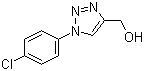 structure of CAS# 133902-66-6, 1-(4-氯苯基)-4-甲醇基-1H-1,2,3-三唑