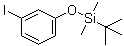 structure of CAS# 133910-12-0, 叔丁基(3-碘苯氧基)二甲基硅烷