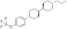 structure of CAS# 133937-72-1, 4-[反式-4-(反式-4-丙基环己基)环己基]-1-三氟甲氧基苯