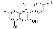 structure of CAS# 134-04-3, 氯化花葵素