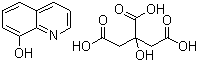 structure of CAS# 134-30-5, 8-羟基喹啉柠檬酸盐