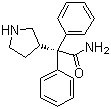 structure of CAS# 134002-25-8, 3-(S)-(1-氨基甲酰-1,1-二苯基甲基)吡咯烷
