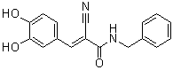 structure of CAS# 134036-52-5, N-苄基-2-(3,4-二羟基亚苄基)-2-氰基乙酰胺