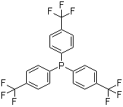 structure of CAS# 13406-29-6, 三[4-(三氟甲基)苯基]膦