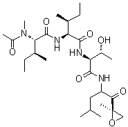 Epoxomicin molecular structure (CAS 134381-21-8)