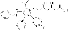 structure of CAS# 134523-00-5, 阿伐他汀