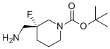 CAS # 1345456-44-1, tert-Butyl (R)-3-(aminomethyl)-3-fluoropiperidine-1-carboxylate