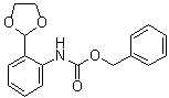 structure of CAS# 1346597-58-7, N-[2-(1,3-二氧杂环戊烷-2-基)苯基]氨基甲酸苄酯