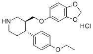 structure of CAS# 1346597-97-4, 外消旋-反式-4-脱氟-4-乙氧基帕罗西汀盐酸盐