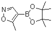structure of CAS# 1346808-41-0, 5-甲基异恶唑-4-硼酸频哪醇酯