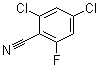 structure of CAS# 1349718-98-4, 2,4-Dichloro-6-fluorobenzonitrile