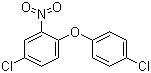 structure of CAS# 135-12-6, 4,4'-二氯-2-硝基二苯醚