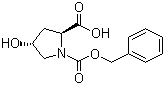CAS 登录号：13504-85-3, Cbz-L-羟脯氨酸, N-苄氧羰基-L-羟脯氨酸