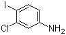 structure of CAS# 135050-44-1, 3-氯-4-碘苯胺