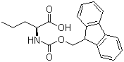 structure of CAS# 135112-28-6, N-芴甲氧羰酰基-L-正缬氨酸