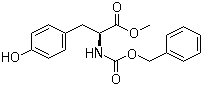 structure of CAS# 13512-31-7, N-(苄氧羰基)-L-酪氨酸甲酯