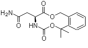 structure of CAS# 13512-57-7, N2-叔丁氧羰基-L-天冬酰胺苄酯