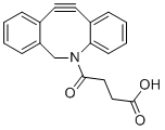 CAS # 1353016-70-2, DBCO-acid, 4-(2-azatricyclo[10.4.0.04,9]hexadeca-1(16),4,6,8,12,14-hexaen-10-yn-2-yl)-4-oxobutanoic acid