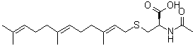 structure of CAS# 135304-07-3, N-Acetyl-L-farnesylcysteine