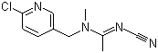 structure of CAS# 135410-20-7, Acetamiprid