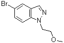 structure of CAS# 1354220-34-0, 5-Bromo-1-(2-methoxyethyl)-1H-indazole