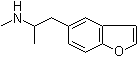 N,alpha-Dimethyl-5-benzofuranethanamine molecular structure (CAS 1354631-77-8)