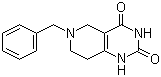 structure of CAS# 135481-57-1, 5,6,7,8-四氢-6(苯基甲基)吡啶并[4,3-d]嘧啶-2,4(1H,3H)-二酮