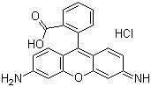structure of CAS# 13558-31-1, 罗丹明 110 氯化物