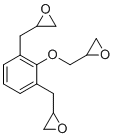 CAS # 13561-08-5, 2,6-Diglycidylphenyl glycidyl ether, 2,2'-[[2-(oxiranylmethoxy)-1,3-phenylene]bis(methylene)]bisoxirane