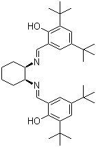 structure of CAS# 135616-40-9, (R,R)-(-)-N,N'-双(3,5-二叔丁基亚水杨基)-1,2-环己二胺