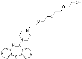 structure of CAS# 1356906-17-6, 2-[2-[2-[2-(4-二苯并[b,f][1,4]硫氮杂卓-11-基-1-哌嗪基)乙氧基]乙氧基]乙氧基]乙醇