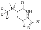structure of CAS# 1356933-89-5, L-(+)-麦角硫因-d3
