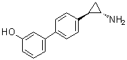 4'-((1R,2S)-2-Aminocyclopropyl)biphenyl-3-ol molecular structure (CAS 1357302-64-7)