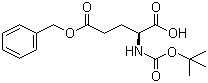 structure of CAS# 13574-13-5, N-叔丁氧羰基-L-谷氨酸 5-苄酯