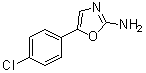 CAS 登录号：13576-51-7, 5-(4-氯苯基)-2-恶唑胺
